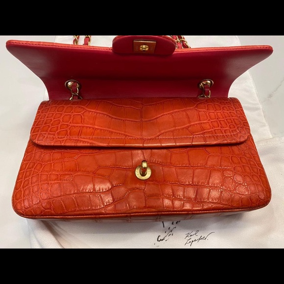 Chanel Crocodile Classic medium bag with GHW - Picture 14 of 15